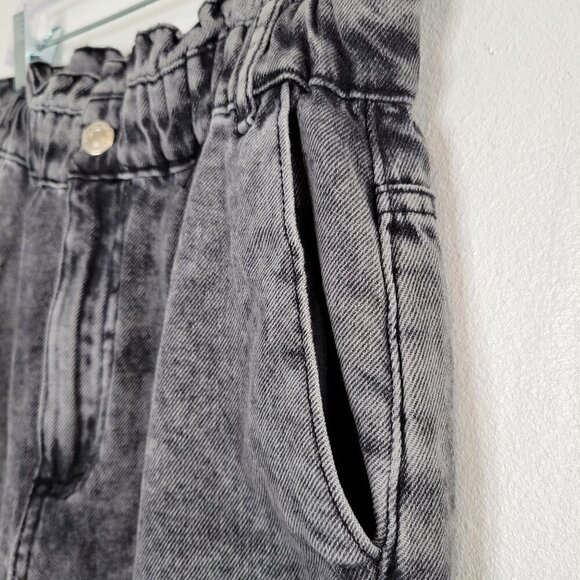 Zara X Disney Toy Story Paper Bag Jeans Pants Black Size US 4 - Picture 8 of 16